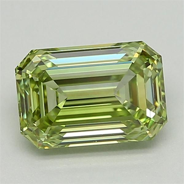 1.01 CT Fancy Vivid Green EMERALD