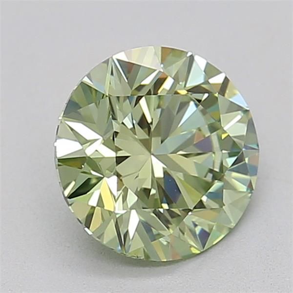 1.07 CT Fancy Vivid Green ROUND