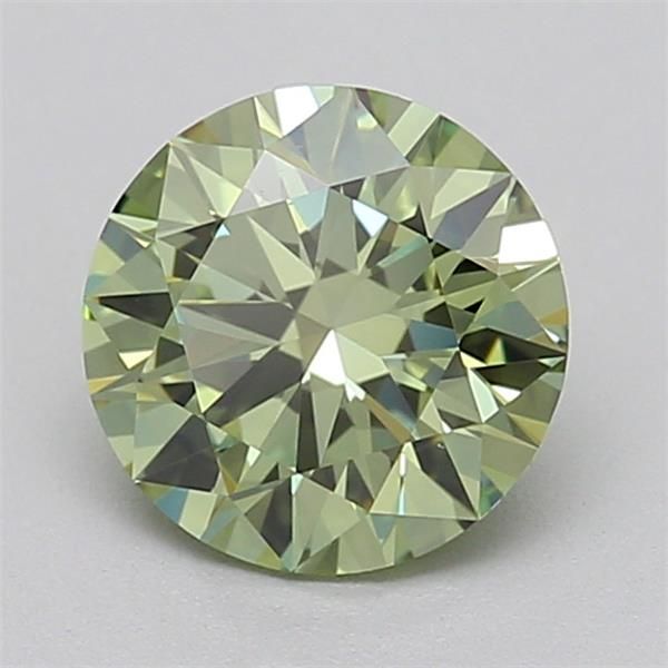 1.0 CT Fancy Vivid Green ROUND