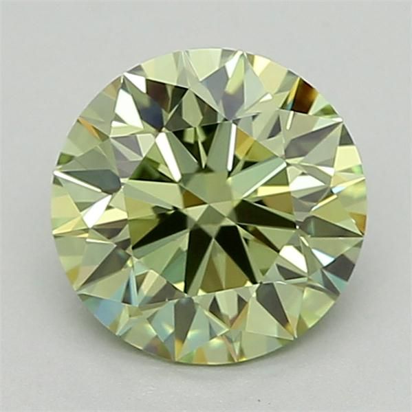 1.06 CT Fancy Vivid Green ROUND