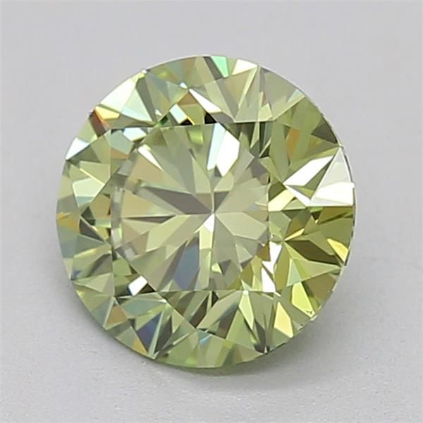 1.07 CT Fancy Vivid Green ROUND