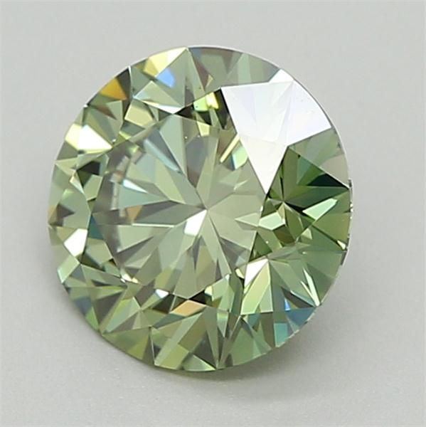 1.0 CT Fancy Vivid Green ROUND