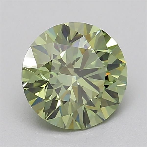1.0 CT Fancy Vivid Green ROUND