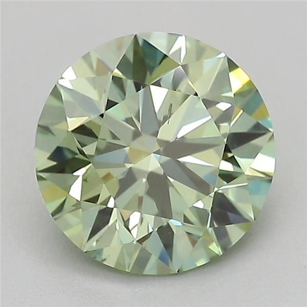1.06 CT Fancy Vivid Green ROUND