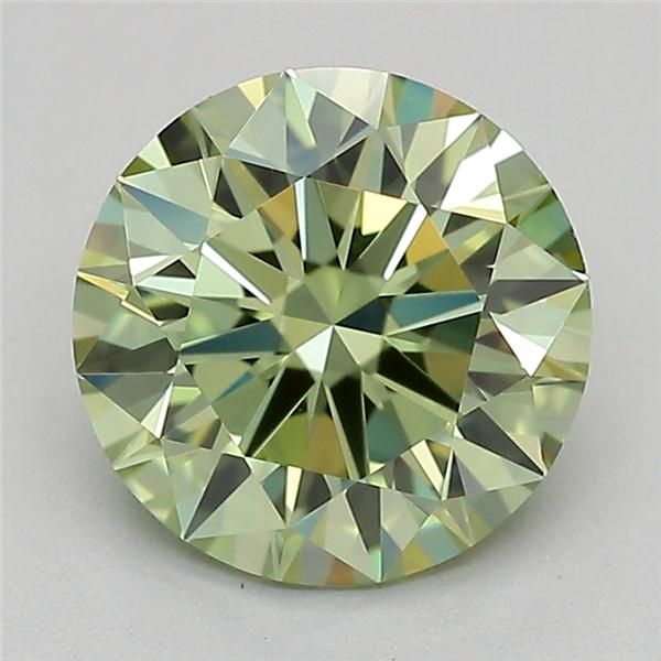 1.03 CT Fancy Vivid Green ROUND