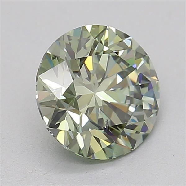1.05 CT Fancy Vivid Green ROUND