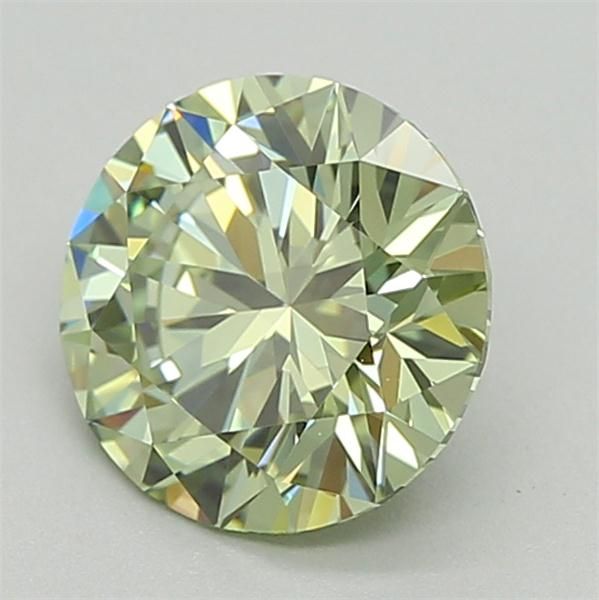 1.02 CT Fancy Vivid Green ROUND