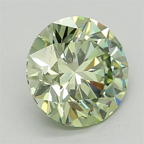 1.06 CT Fancy Vivid Green ROUND