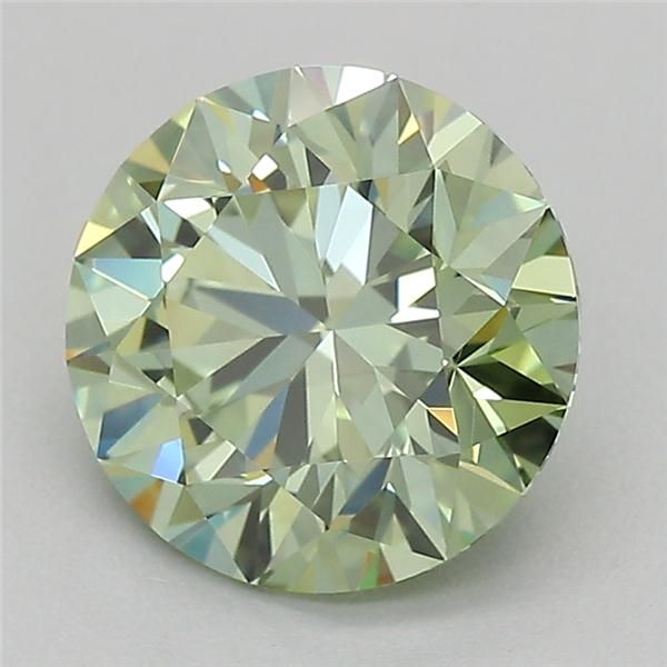 1.07 CT Fancy Vivid Green ROUND