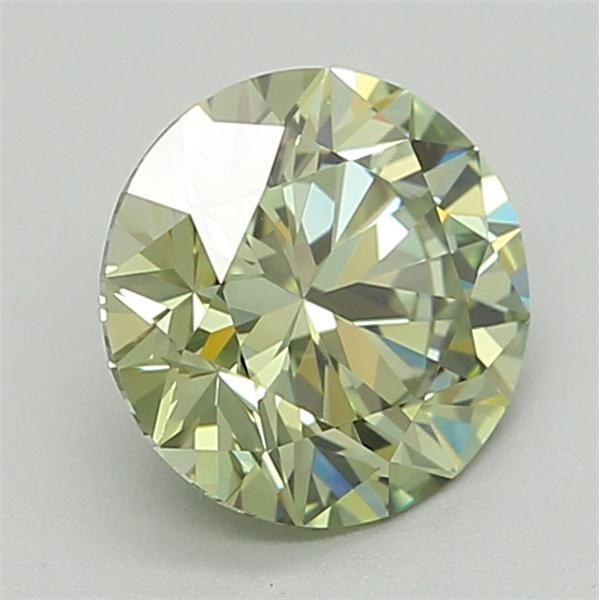 1.06 CT Fancy Vivid Green ROUND