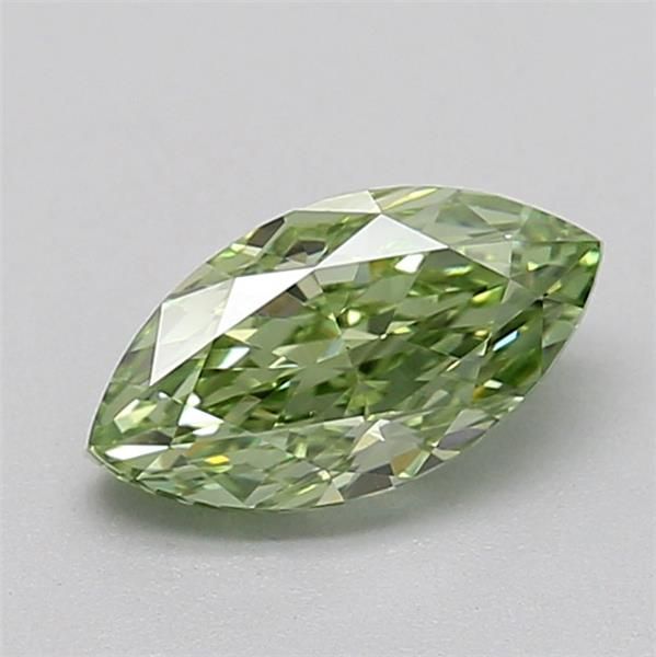 0.71 CT Fancy Vivid Green MARQUISE