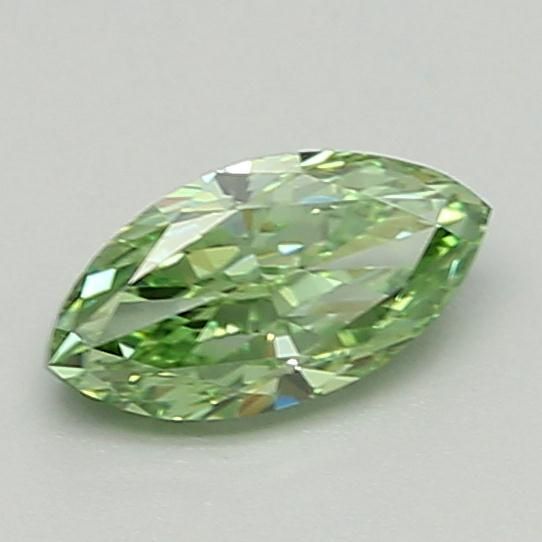 0.39 CT Fancy Vivid Green MARQUISE