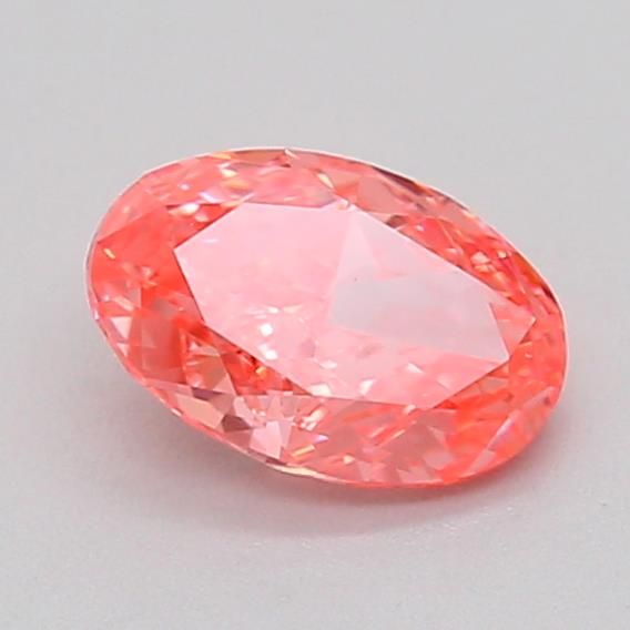 0.35 CT Fancy Vivid Pink OVAL