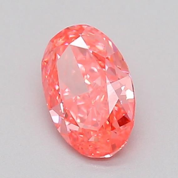 0.33 CT Fancy Vivid Pink OVAL