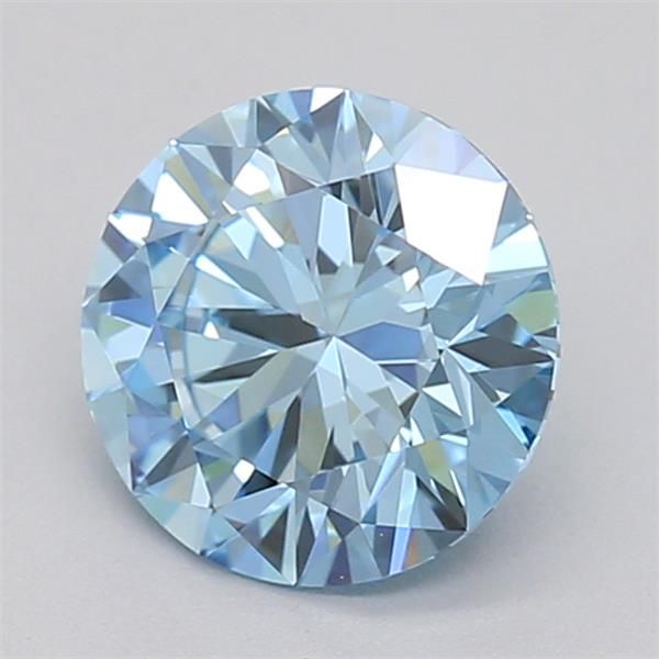 0.72 CT Fancy Vivid Blue ROUND