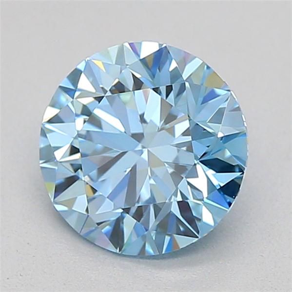 0.7 CT Fancy Vivid Blue ROUND