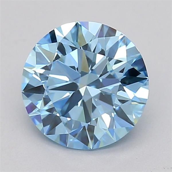 0.7 CT Fancy Vivid Blue ROUND