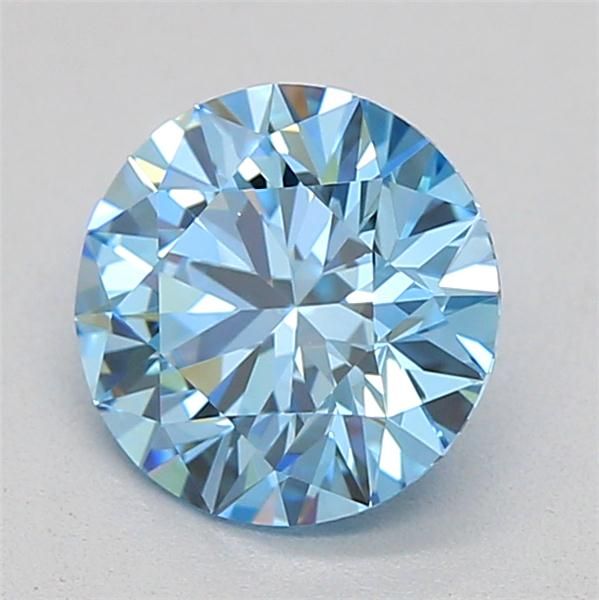 0.7 CT Fancy Vivid Blue ROUND
