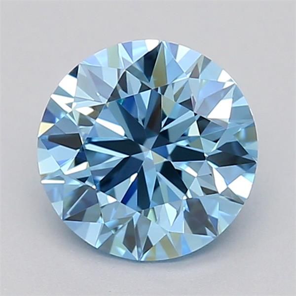 0.7 CT Fancy Vivid Blue ROUND