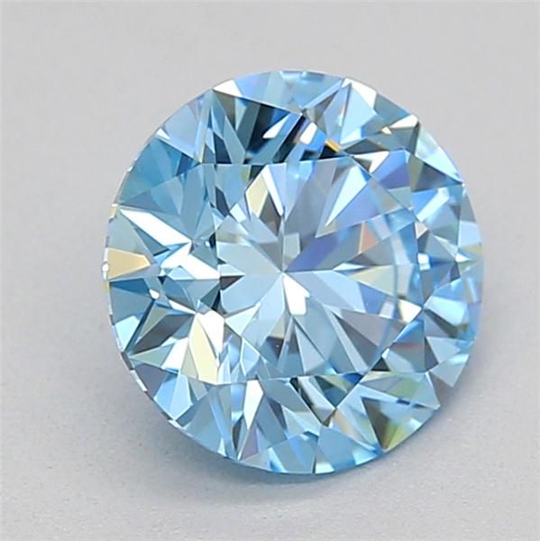 0.74 CT Fancy Vivid Blue ROUND