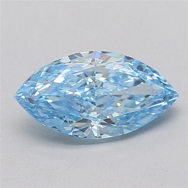 0.94 CT Fancy Vivid Blue MARQUISE