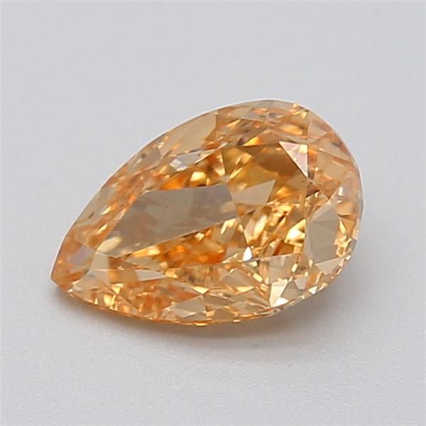 0.52 CT Fancy Intense Brownish Yellow PEAR