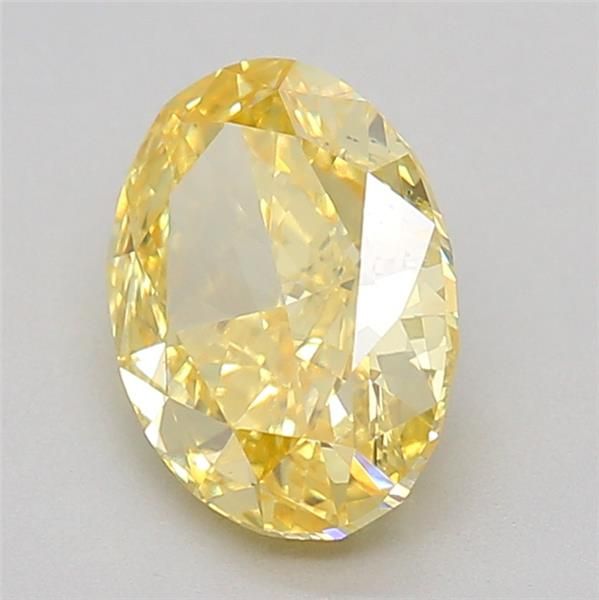 1.01 CT Fancy Intense Yellow OVAL