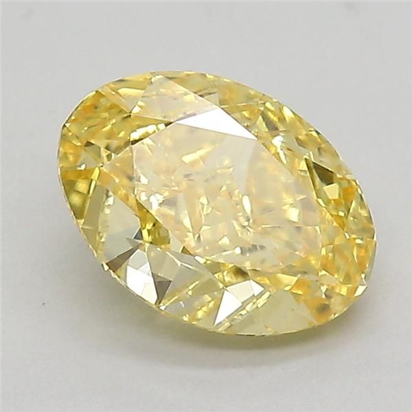 1.0 CT Fancy Intense Yellow OVAL