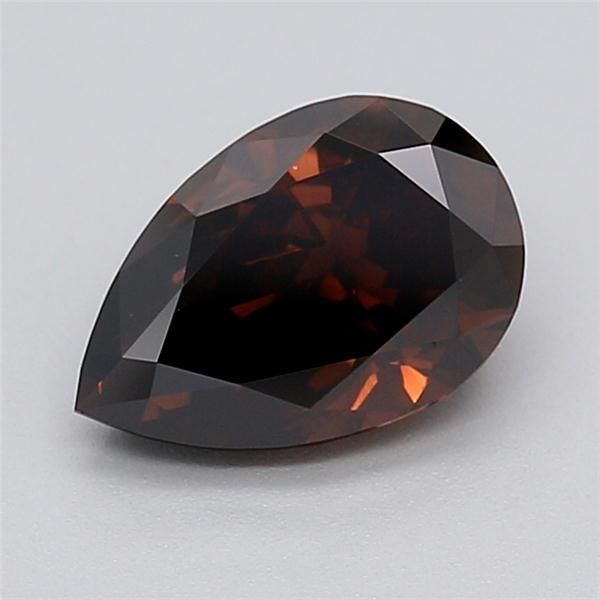 1.05 CT Fancy Deep Brown PEAR