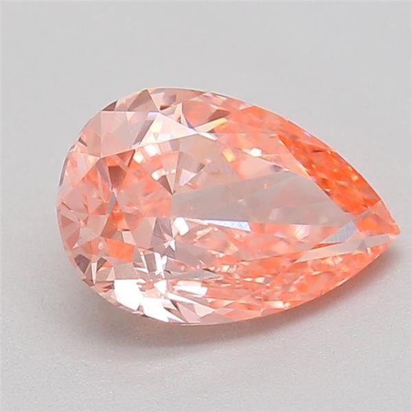 0.71 CT Fancy Vivid Pink PEAR