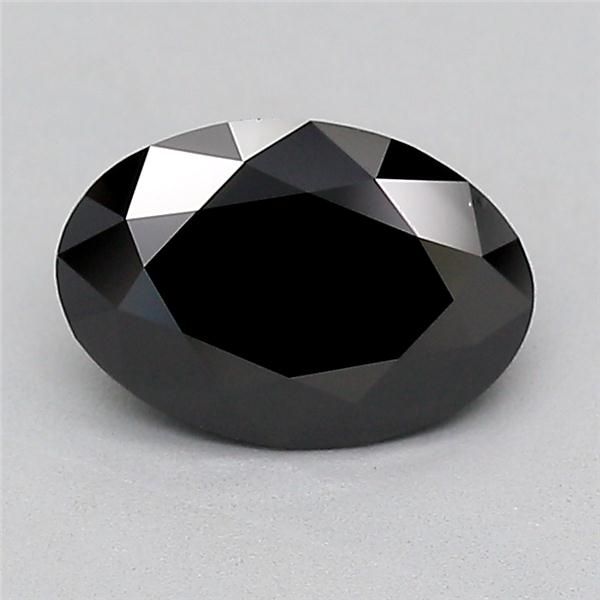 1.0 CT Fancy Black OVAL