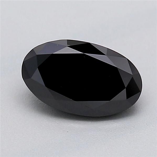 0.52 CT Fancy Black OVAL
