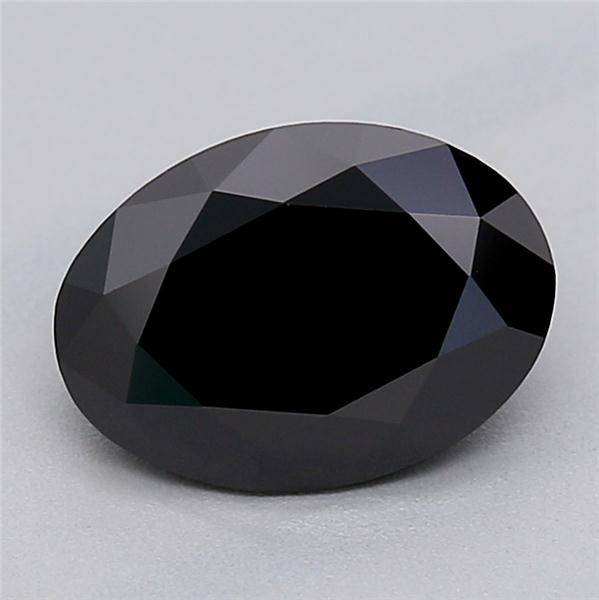 0.9 CT Fancy Black OVAL