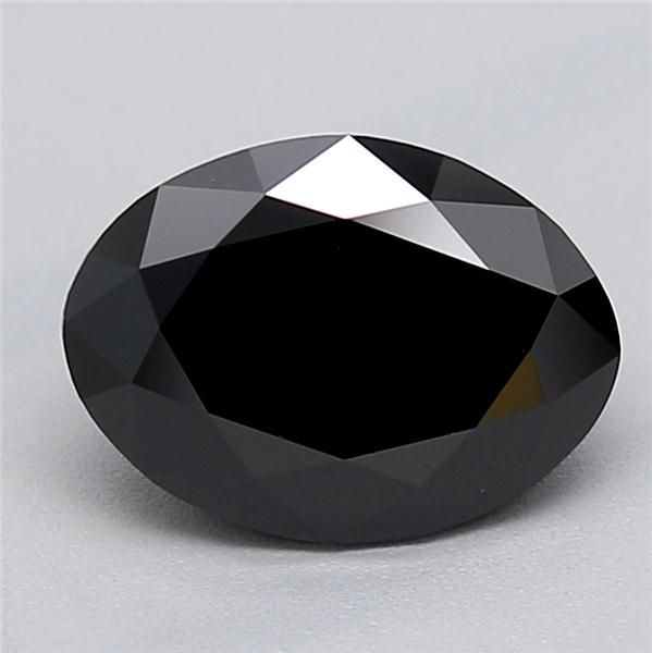 0.9 CT Fancy Black OVAL