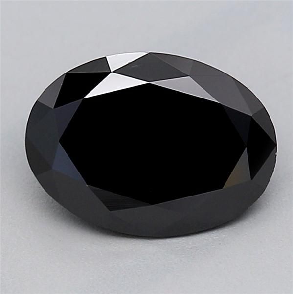0.9 CT Fancy Black OVAL
