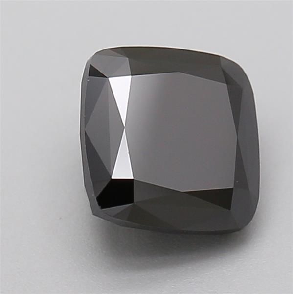 1.12 CT Fancy Black CUSHION BRILLIANT