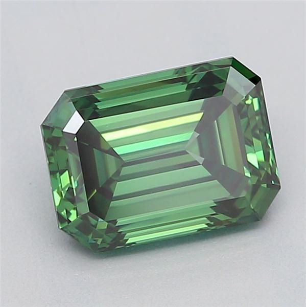 1.04 CT Fancy Vivid Green EMERALD
