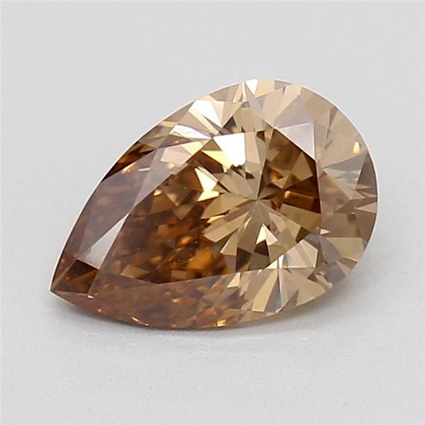 0.69 CT Fancy Brown PEAR