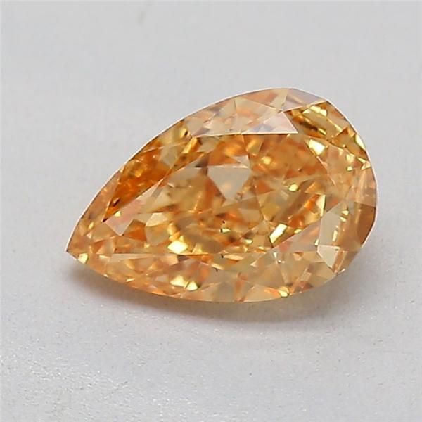 0.5 CT Fancy Intense Orangey Yellow PEAR
