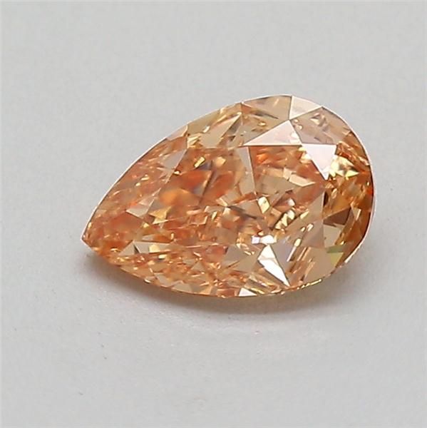 0.5 CT Fancy Brownish Orange PEAR