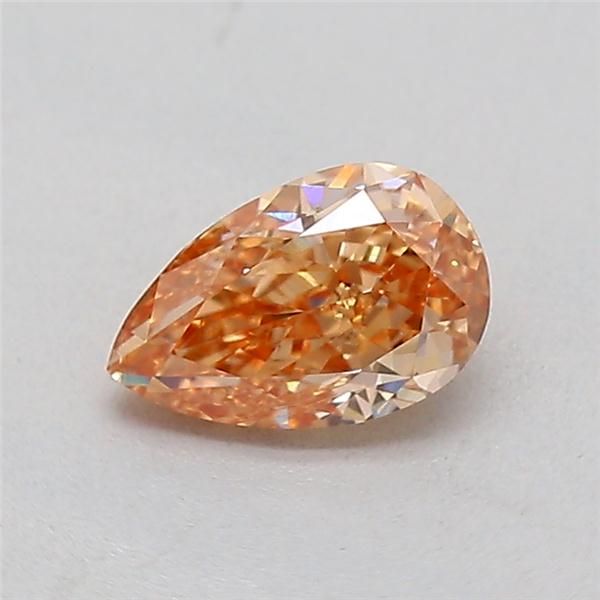 0.35 CT Fancy Brown Yellow PEAR