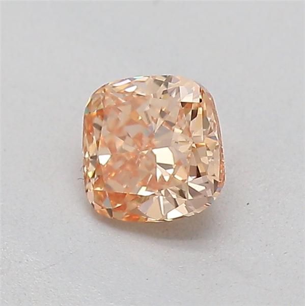 0.3 CT Fancy Orangey Yellow CUSHION MODIFIED