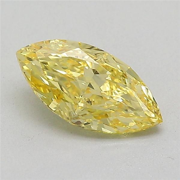 0.7 CT Fancy Intense Yellow MARQUISE