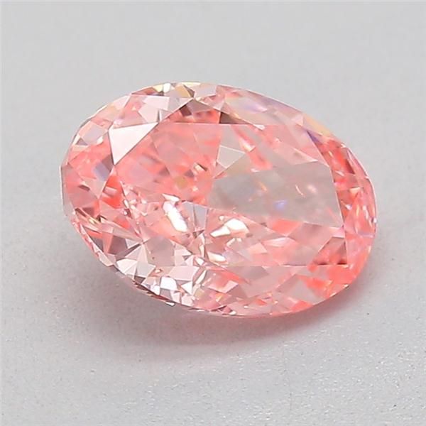 0.7 CT Fancy Vivid Pink OVAL