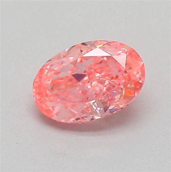 0.55 CT Fancy Vivid Pink OVAL