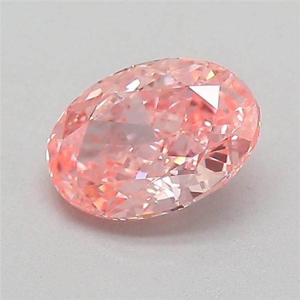 0.72 CT Fancy Vivid Pink OVAL