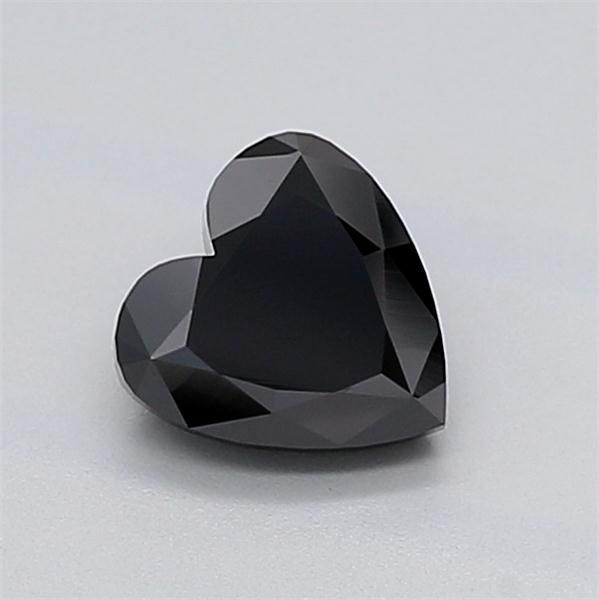 1.0 CT Fancy Black HEART