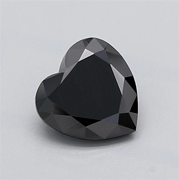 1.01 CT Fancy Black HEART