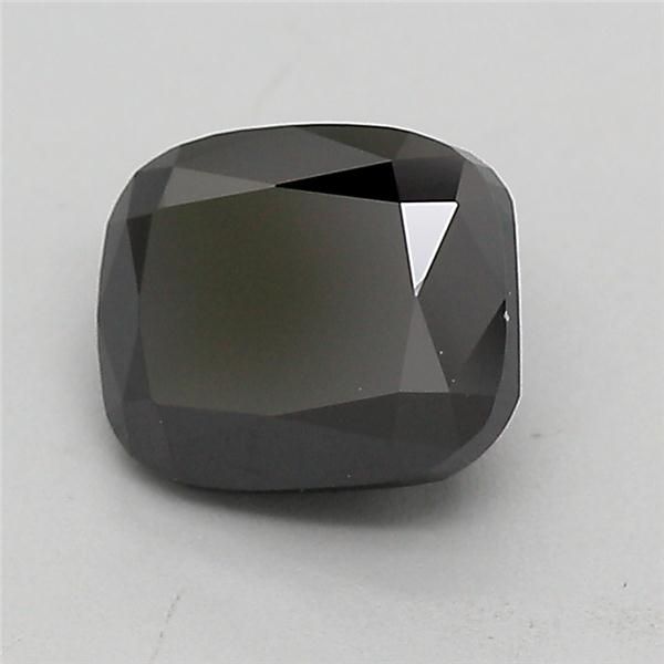 1.05 CT Fancy Black CUSHION BRILLIANT