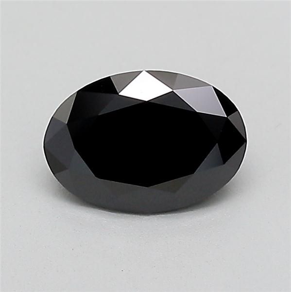 0.95 CT Fancy Black OVAL